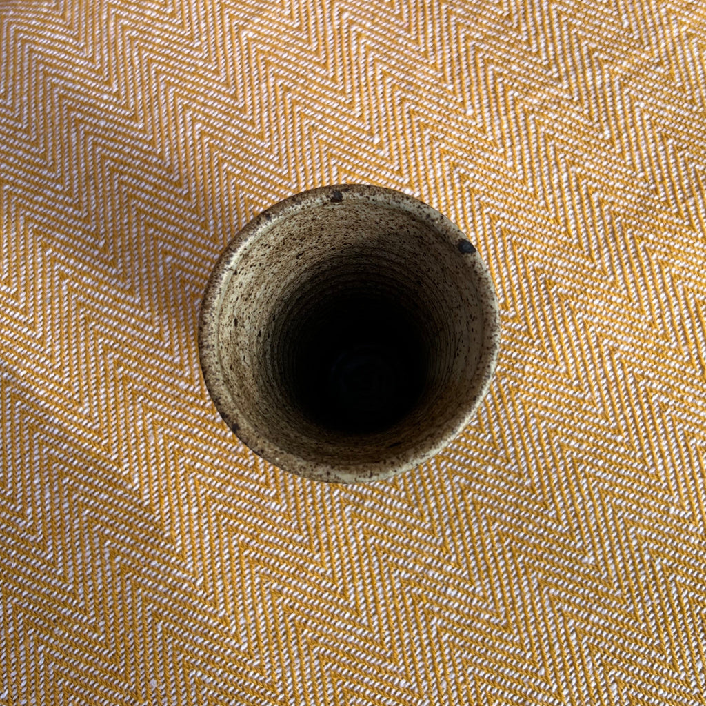 Floral ceramic vase