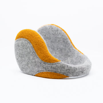 Wool Fabric Earmuffs with 3D-Printed Frame – Warm & Cozy by HERTTA at brixbailey.com