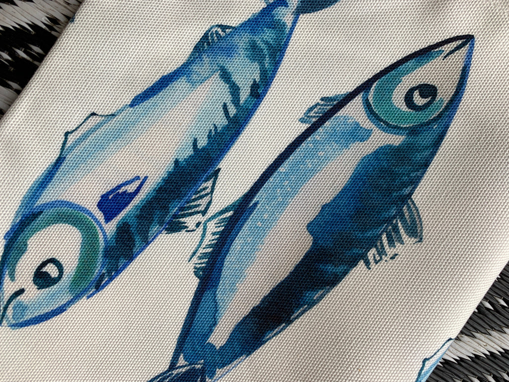 Oh So Bright Fresh Fish Tea Towel