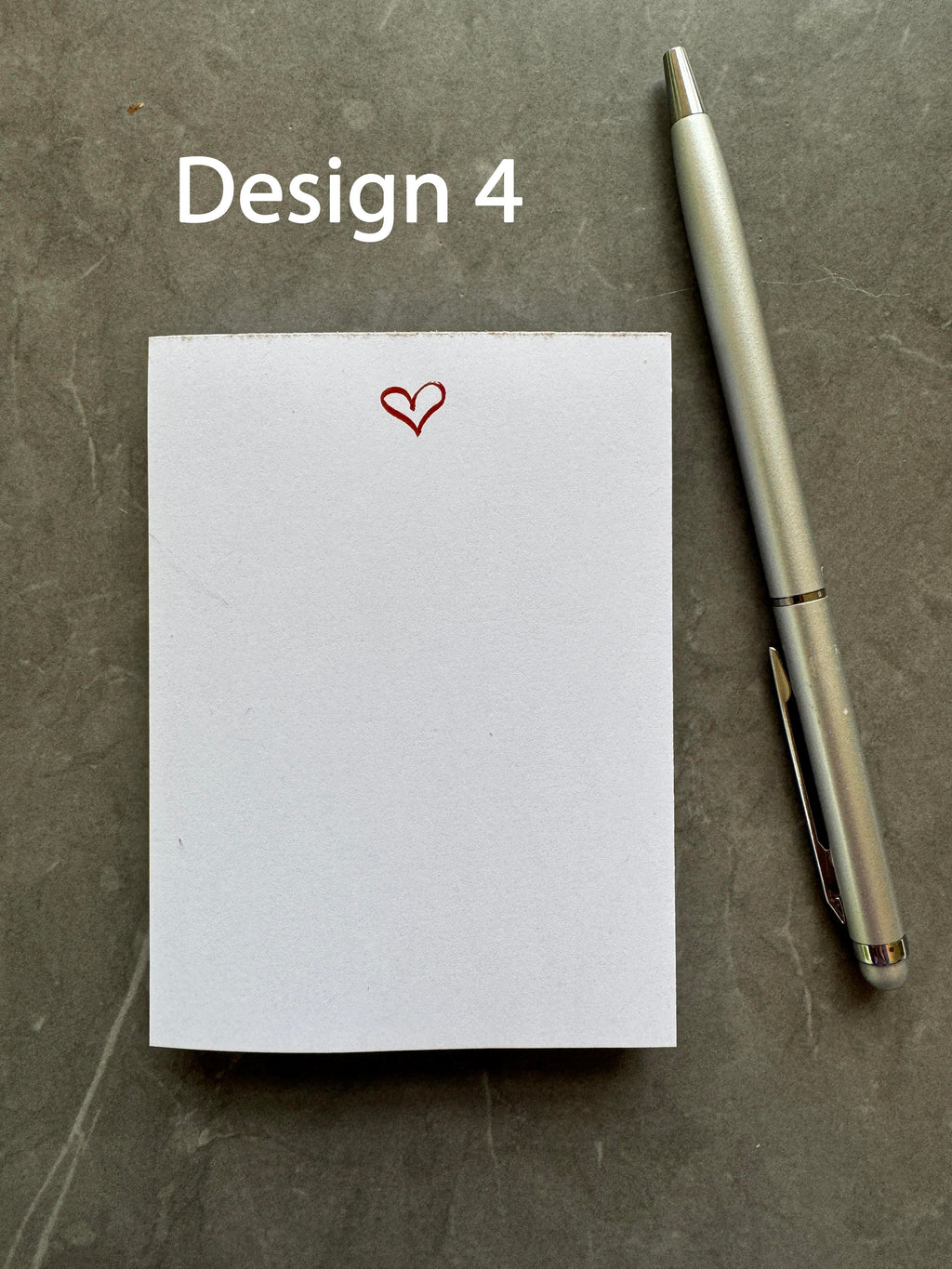 Love Heart Notepads Set of 50 Pages