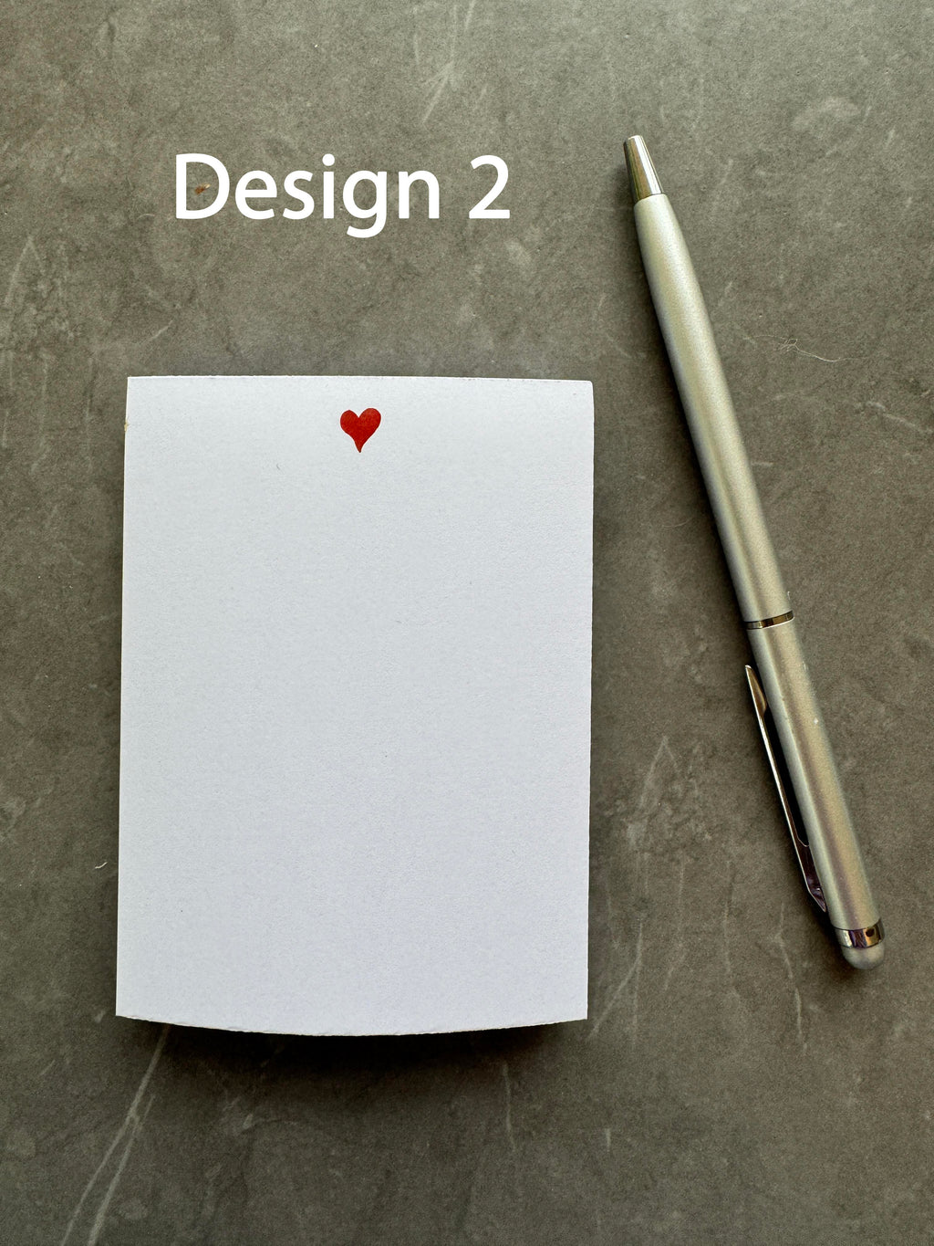 Love Heart Notepads Set of 50 Pages