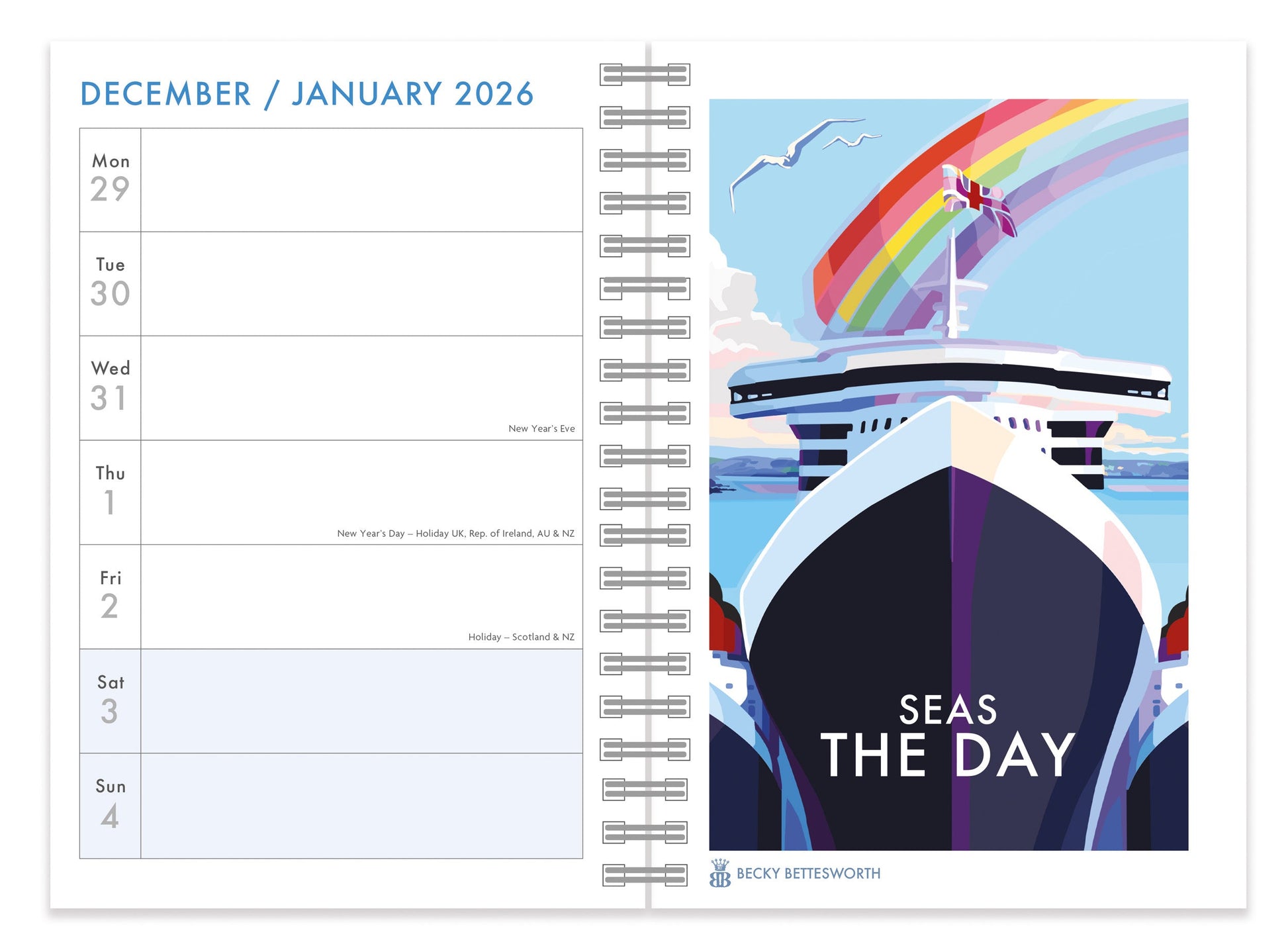 2026 A5 Wiro Deluxe Desk Diary