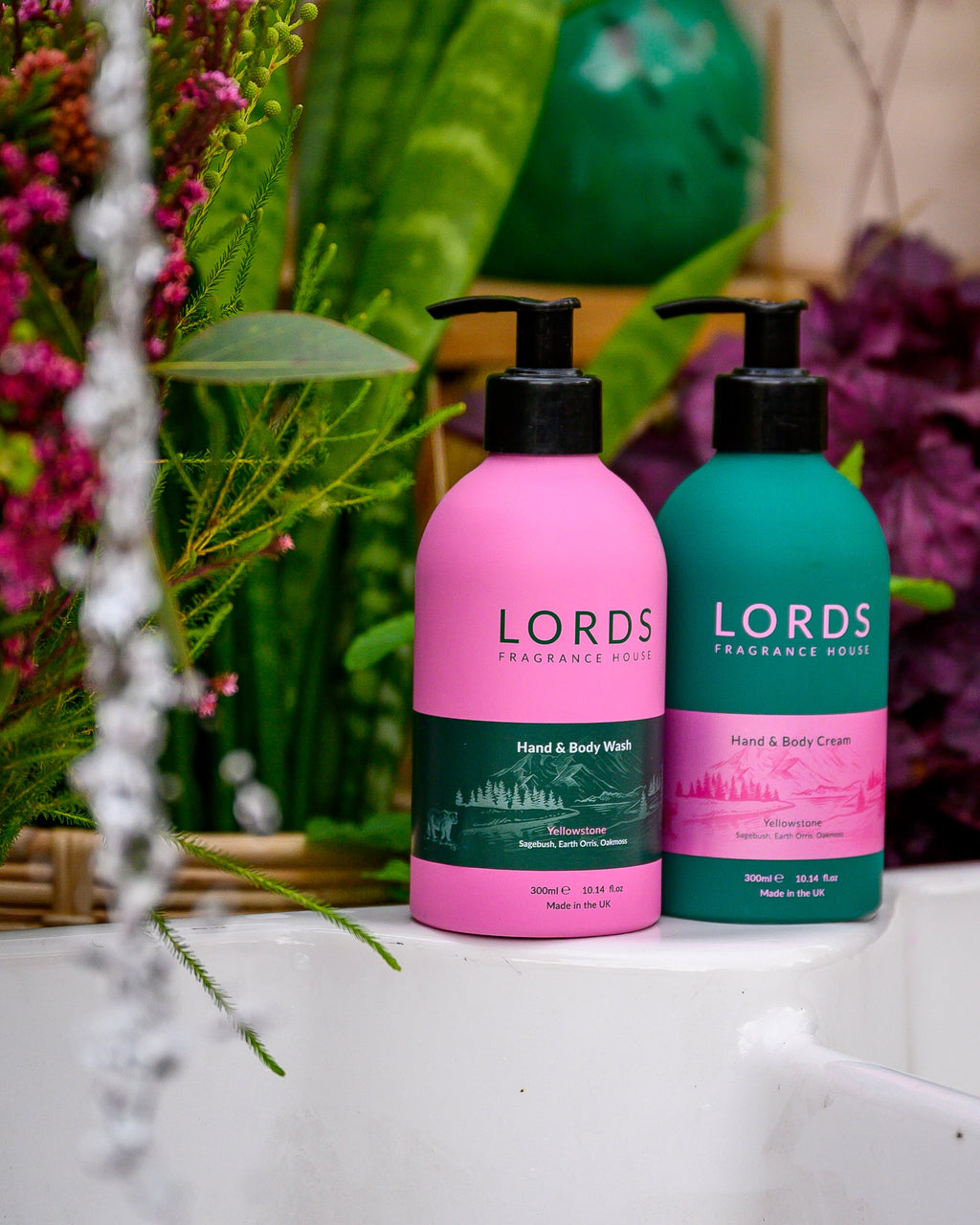 Hand and Body Cream in Green Refillable Aluminium Bottle