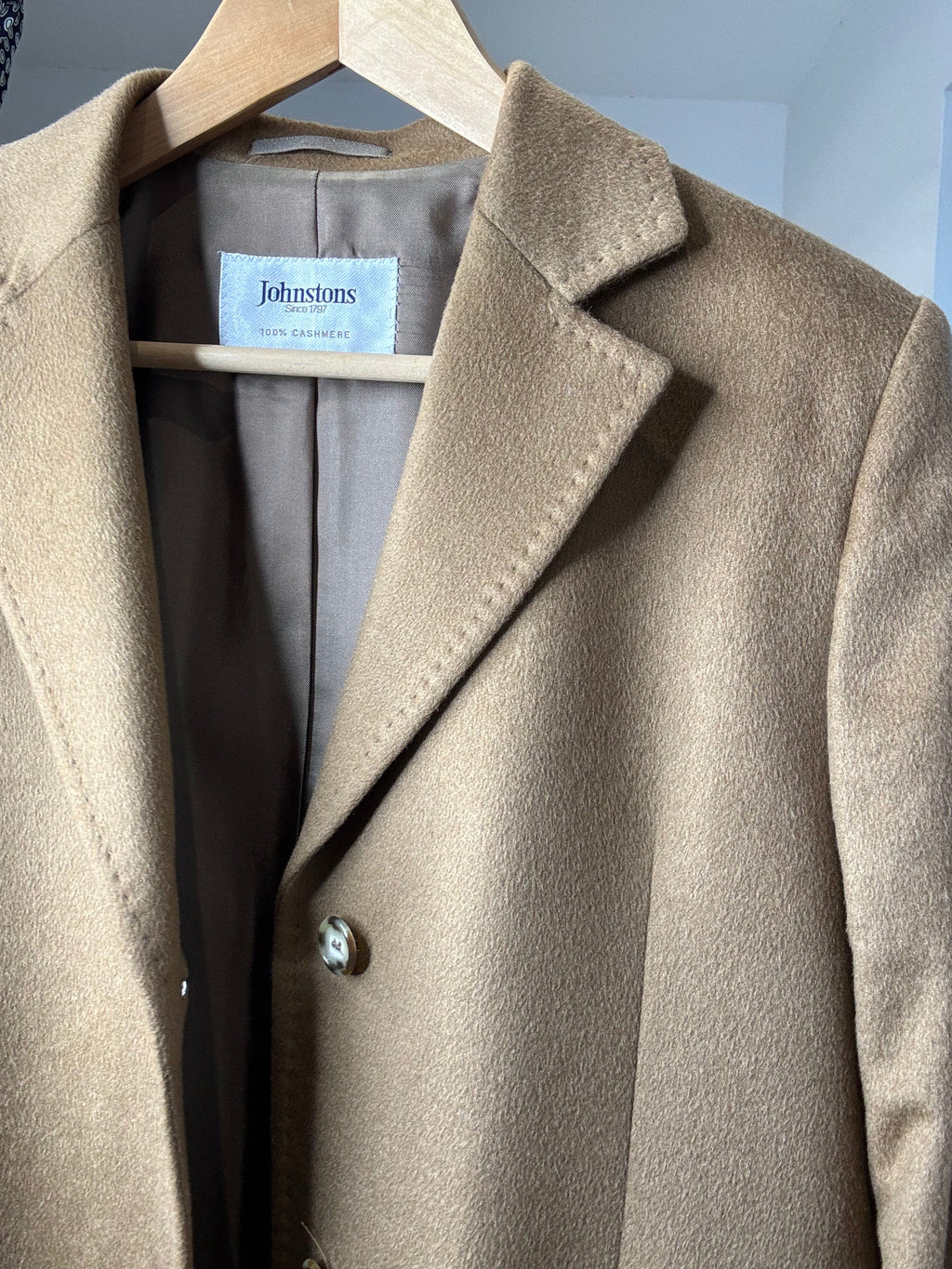 Pure Cashmere Single Breasted Coat