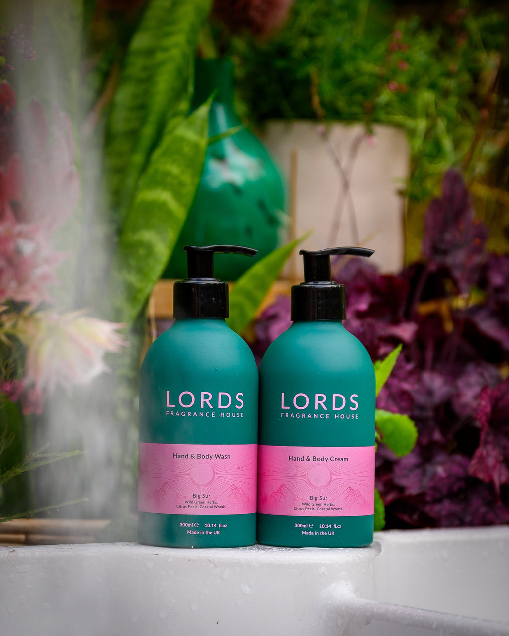 Hand and Body Cream in Green Refillable Aluminium Bottle