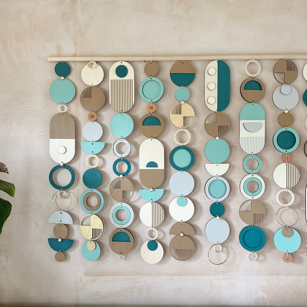 Blue Costal Wall Art - Home Decor - Huge Centre Piece Art - Wall Tapestry - Tapestry - Blue Art