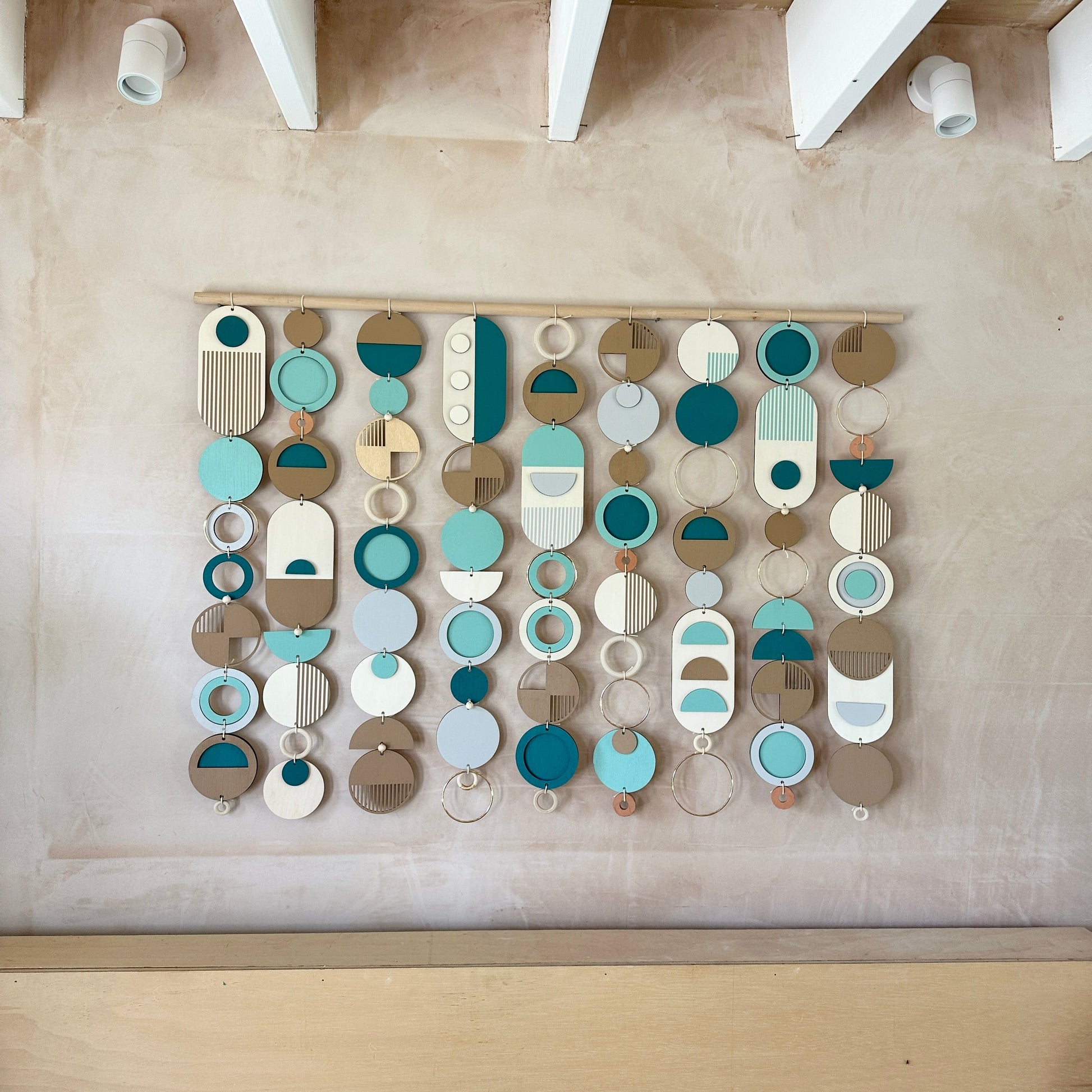 Blue Costal Wall Art - Home Decor - Centre Piece Art - Wall Tapestry - Blue Art