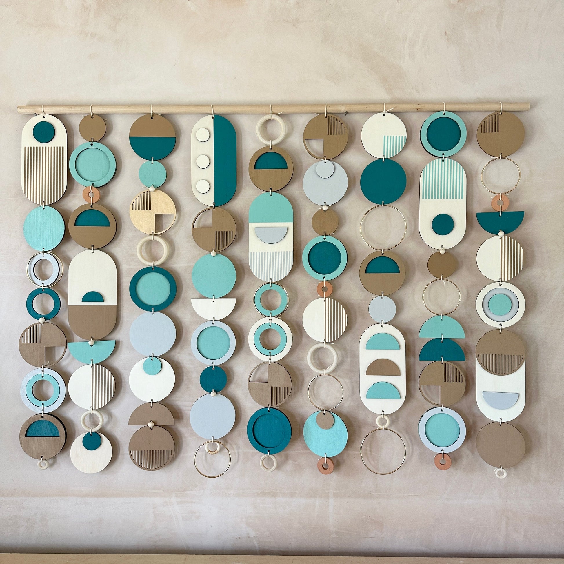 Blue Costal Wall Art - Home Decor - Centre Piece Art - Wall Tapestry - Blue Art