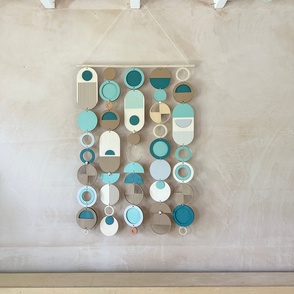 Blue Costal Wall Art - Home Decor - Large Centre Piece Art - Wall Tapestry - Large Tapestry - Blue Art