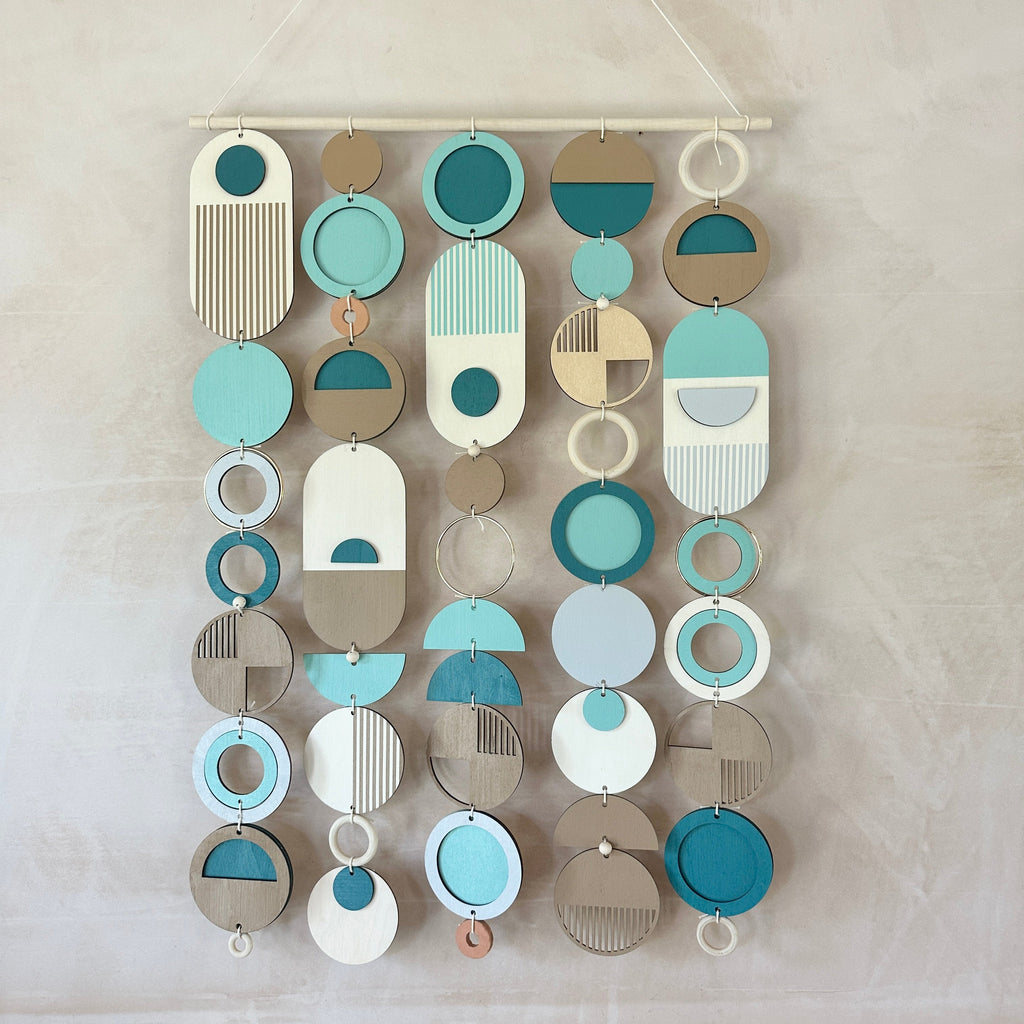 Blue Costal Wall Art - Home Decor - Large Centre Piece Art - Wall Tapestry - Large Tapestry - Blue Art