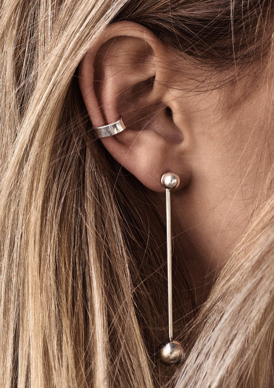 Sterling Silver Ear Cuff – No Piercing Needed, Handmade by NO MORE at www.brixbailey.com