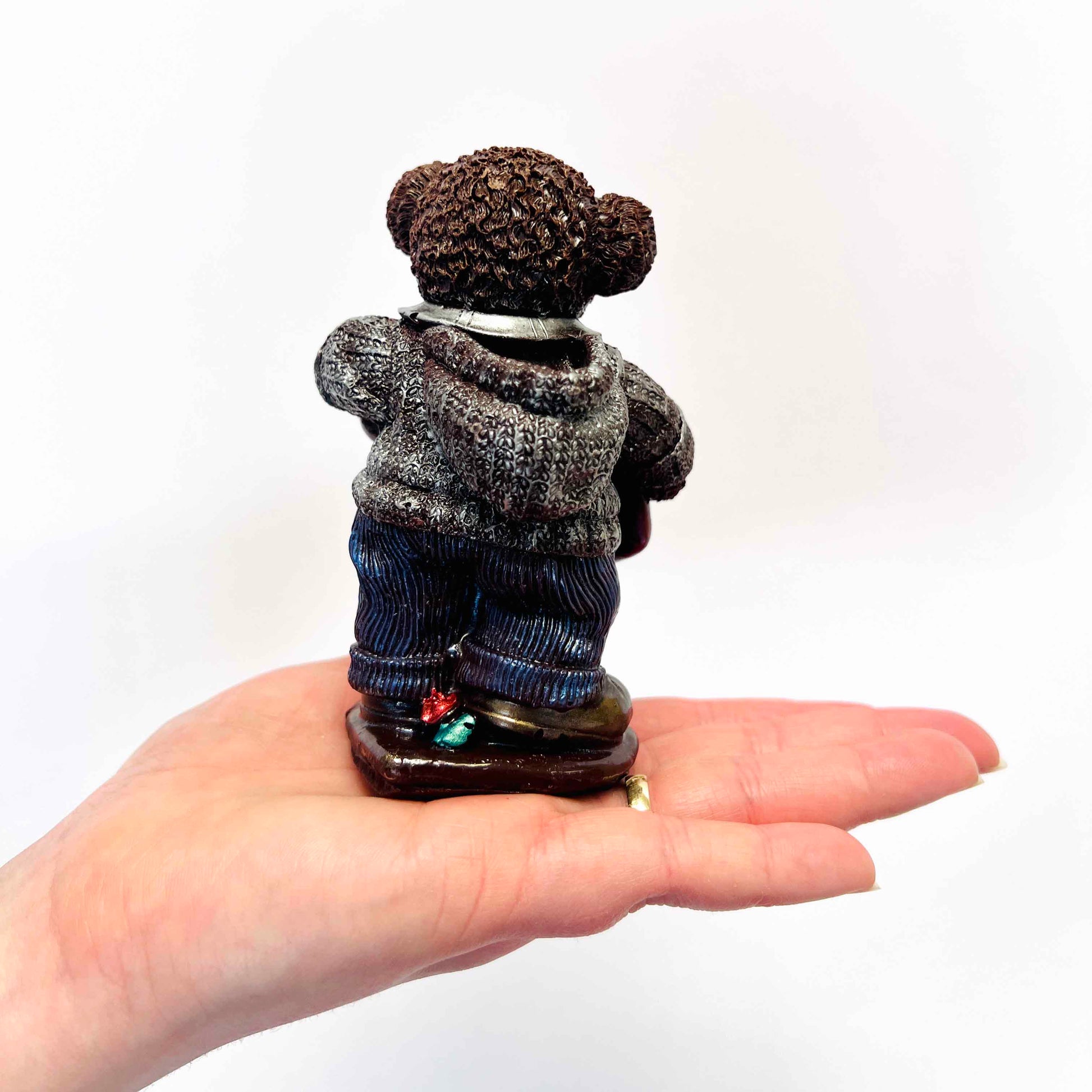 Large Teddy Bear with Hearts