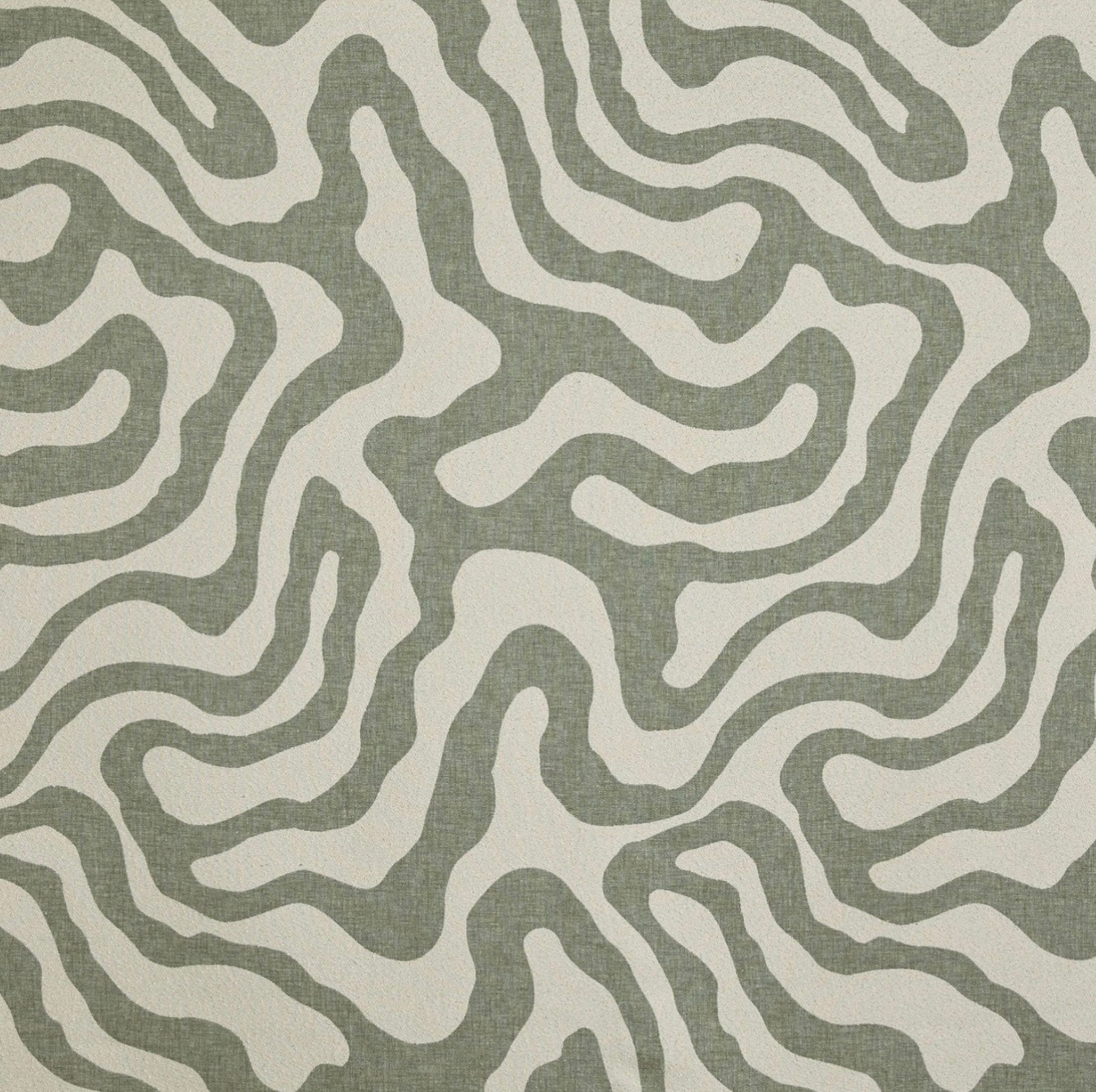 Green wiggle drum lampshade/ ceiling shade, with a metallic brushed gold lining