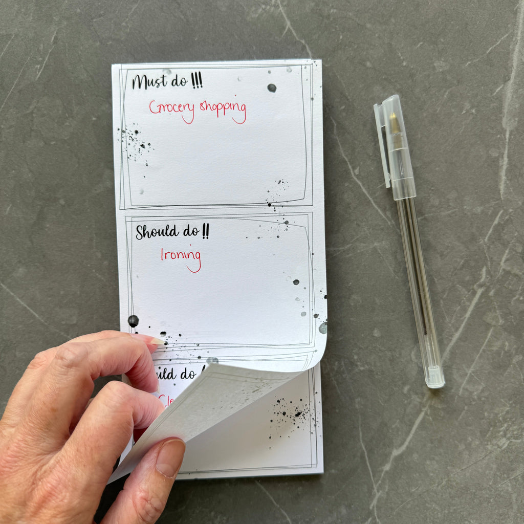 Must Do Should Do Could Do Planner Pad