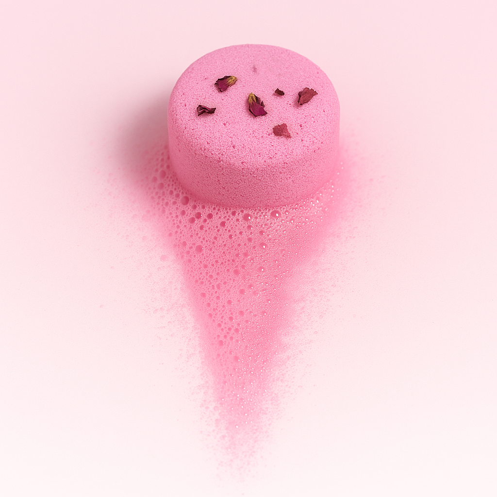 Self-Love Aromatherapy Shower Steamer Sample with Rose Geranium and Black Pepper