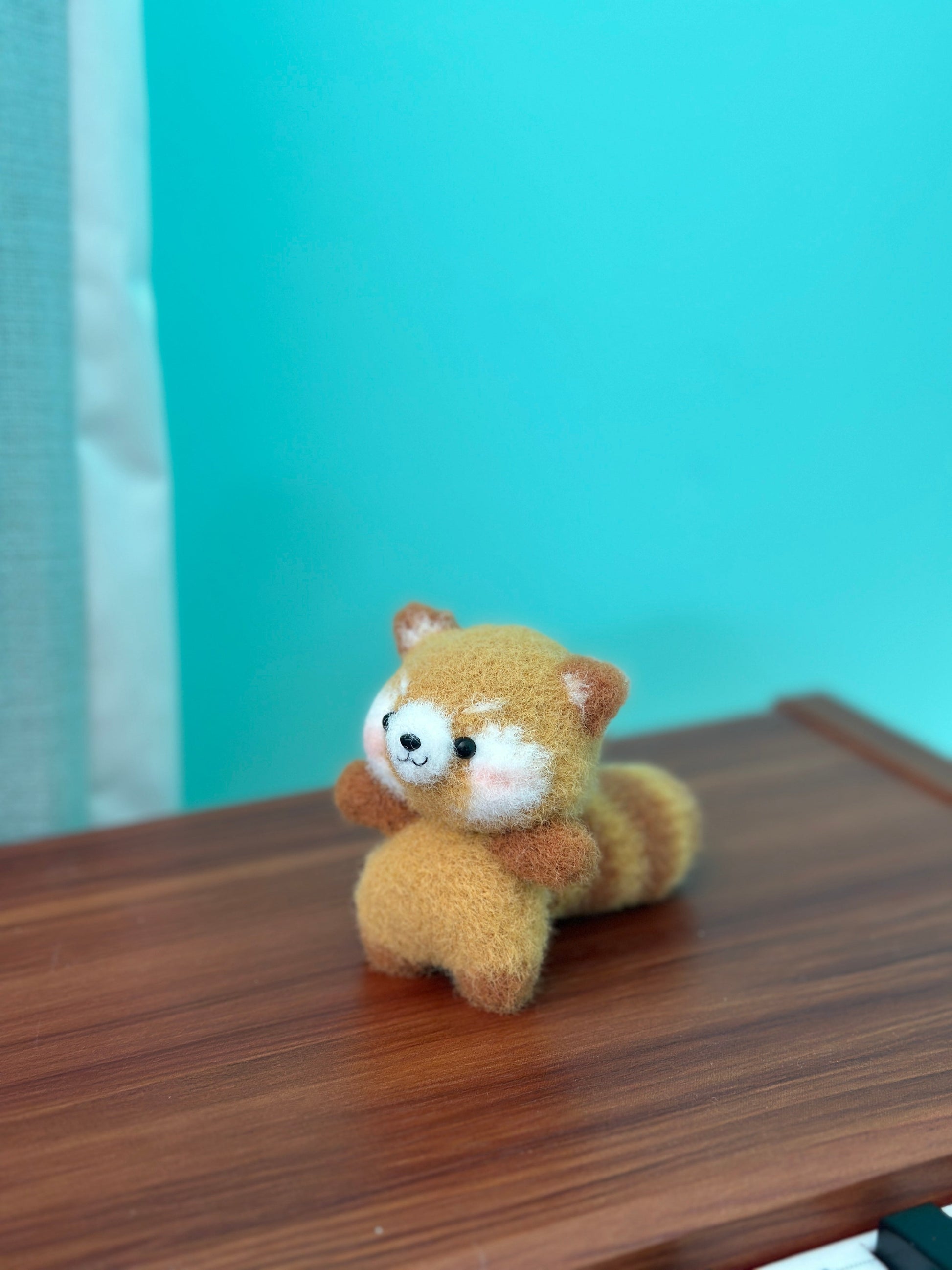 Playful Pals Crochet Red Panda Charms – Handmade Collection