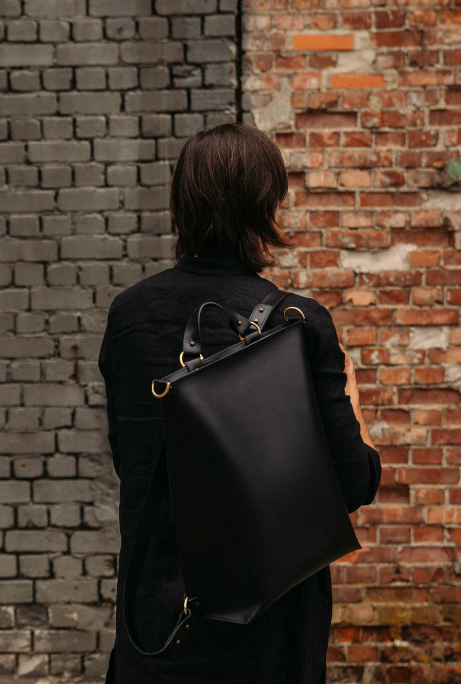 Stella Soomlais Leather Backpack/Shoulder Bag – Sustainable & Versatile by Stella Soomlais at brixbailey.com