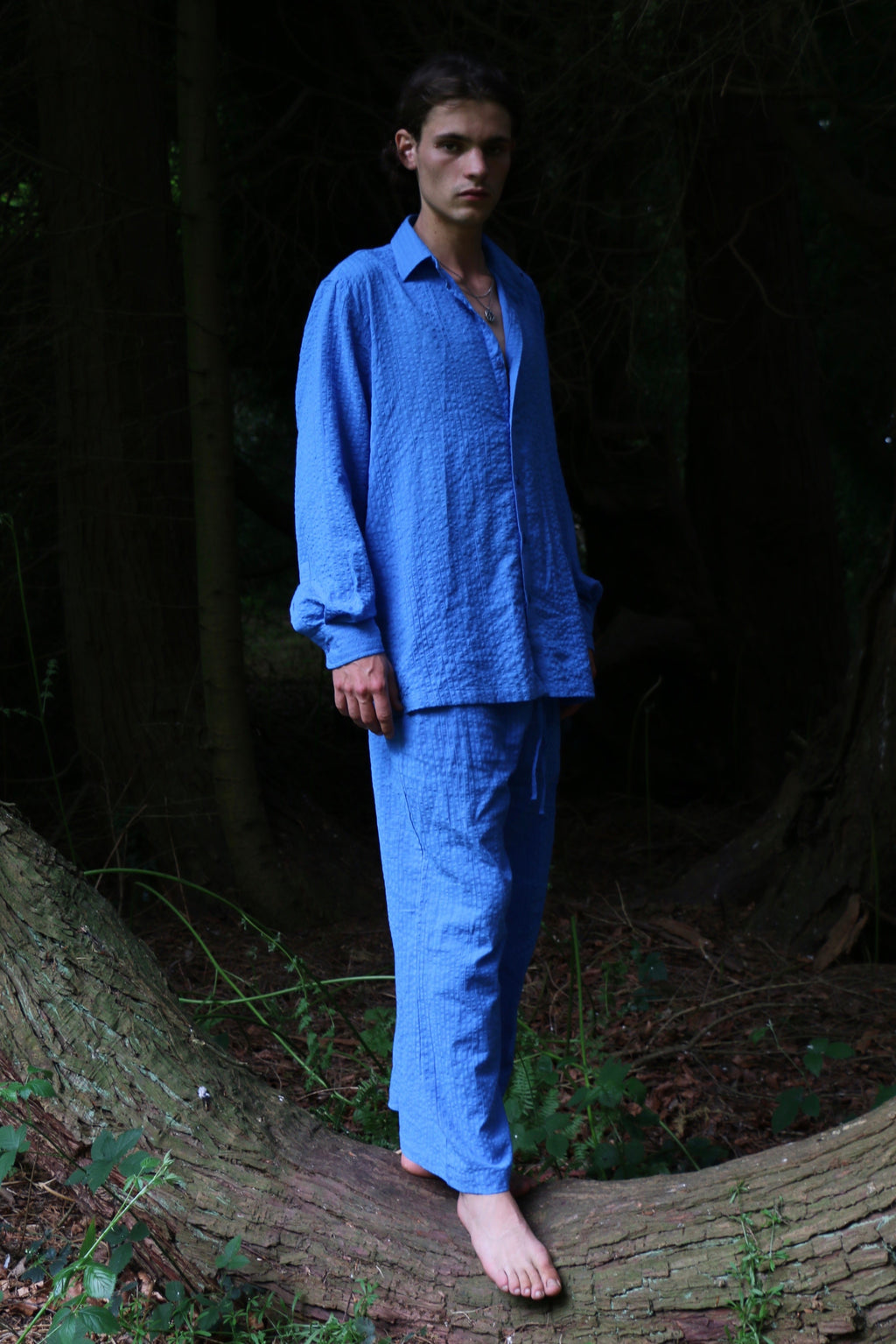 Unisex Calm Oversized Pyjamas in Blue