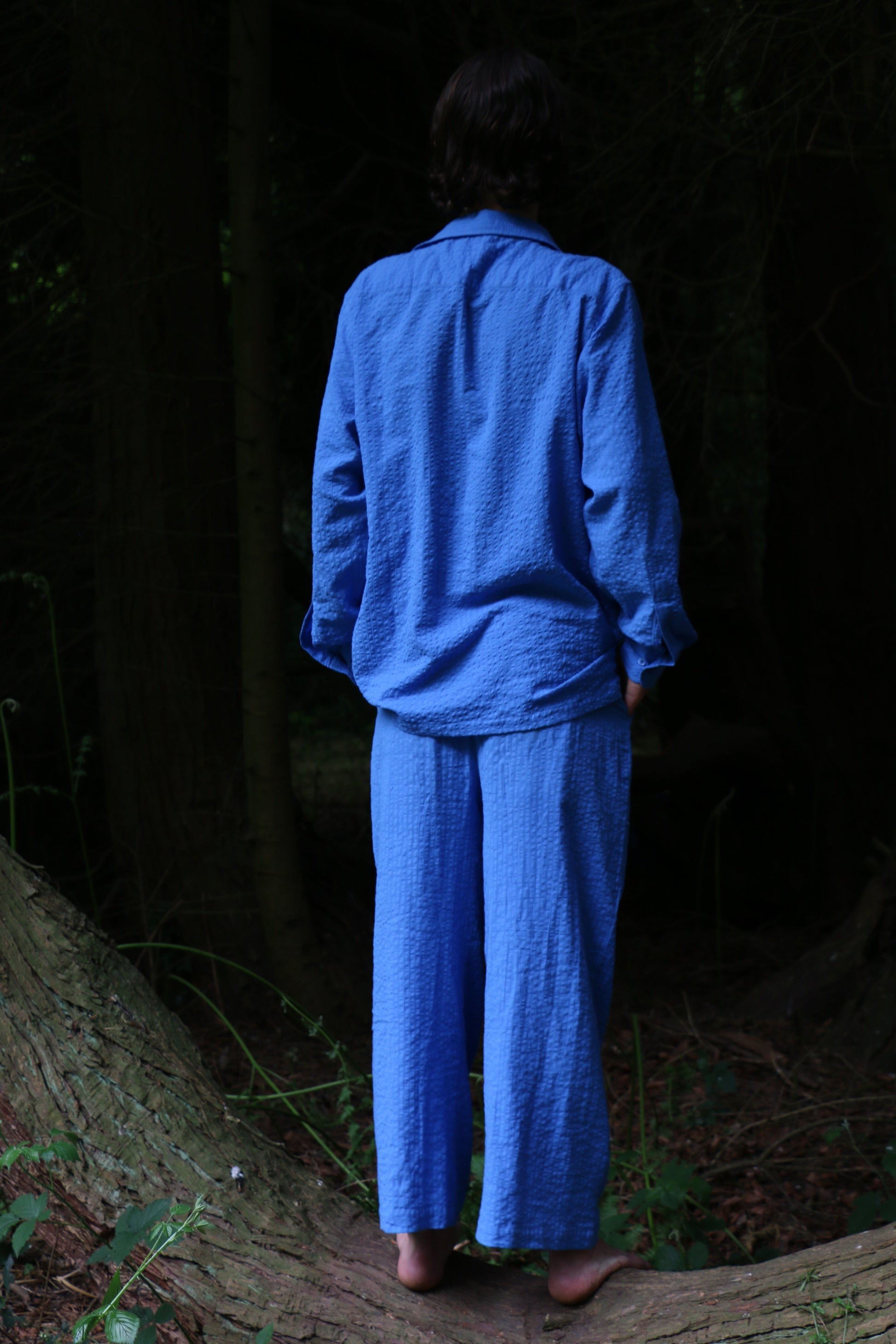 Unisex Calm Oversized Pyjamas in Blue