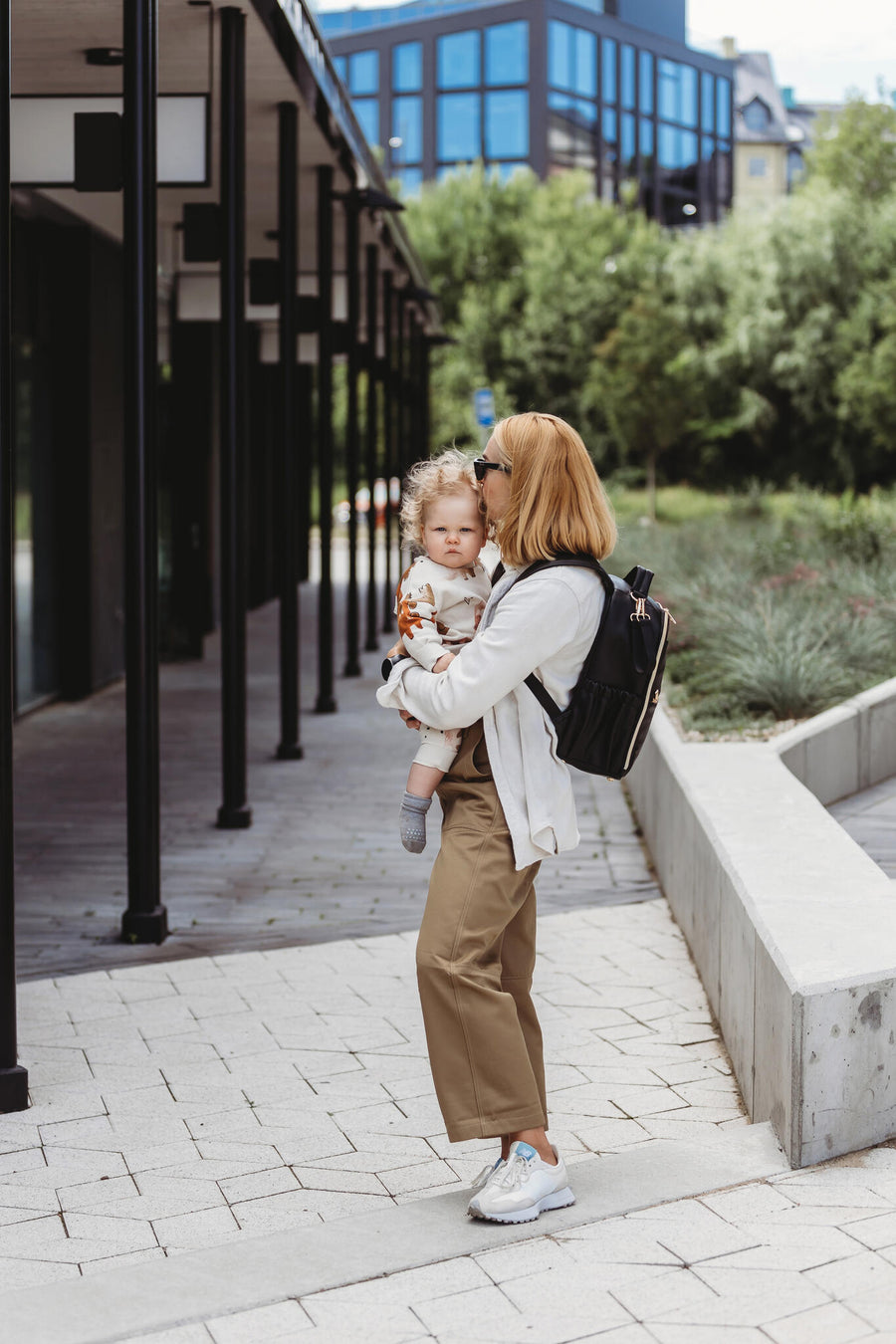 Espresso Diaper Bag – Stylish, Organized & Travel-Friendly for Parents by Ally Scandic at www.brixbailey.com