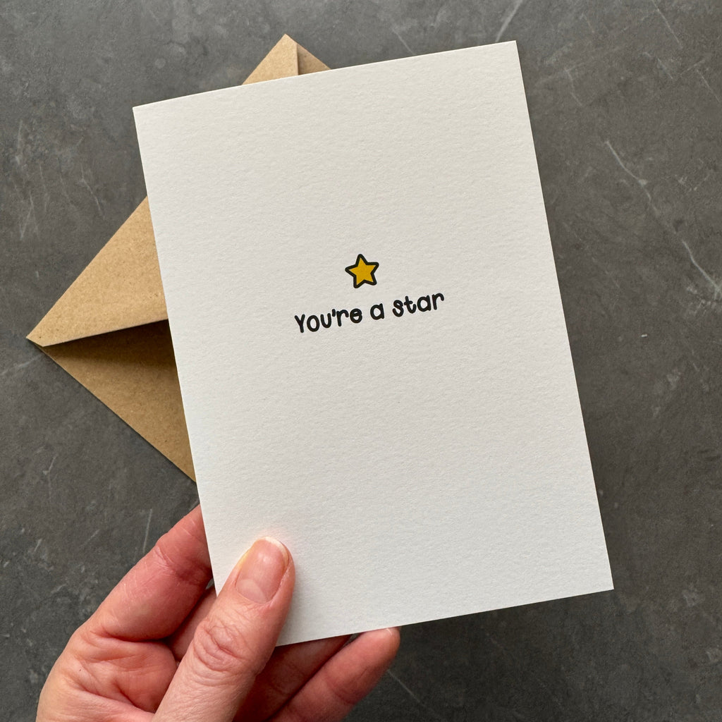 You're a Star Greeting Card
