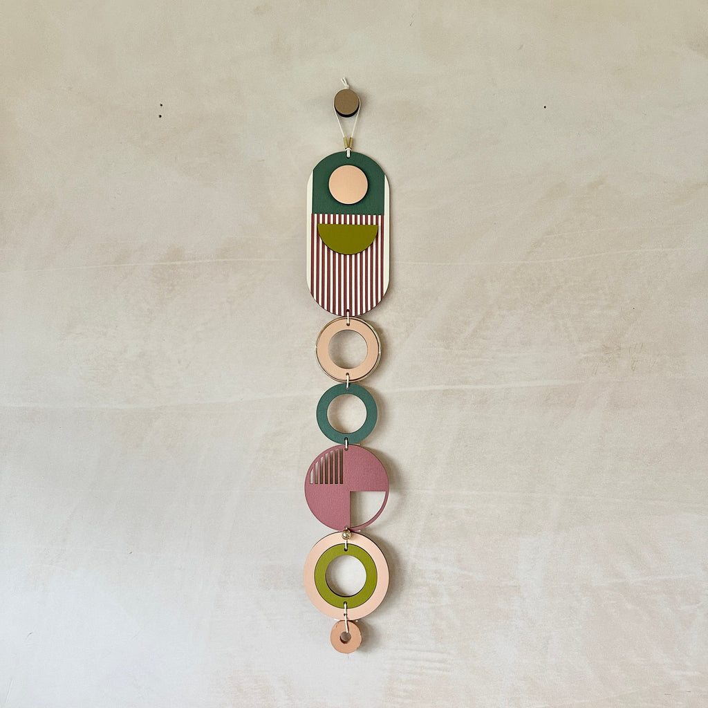 Eclectic Wall Hangings - Geometric Wall Art - Luxury Wall Decor - Mid-Century Home Decor - Slim Long Wall Tapestry