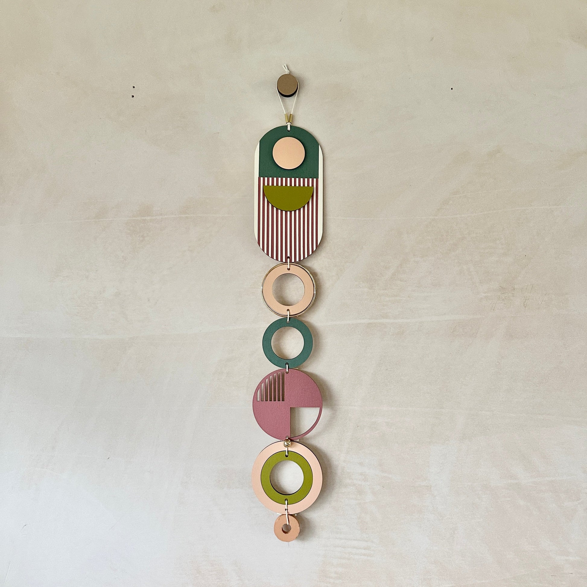 Eclectic Wall Hangings - Geometric Wall Art - Luxury Wall Decor - Mid-Century Home Decor - Slim Long Wall Tapestry