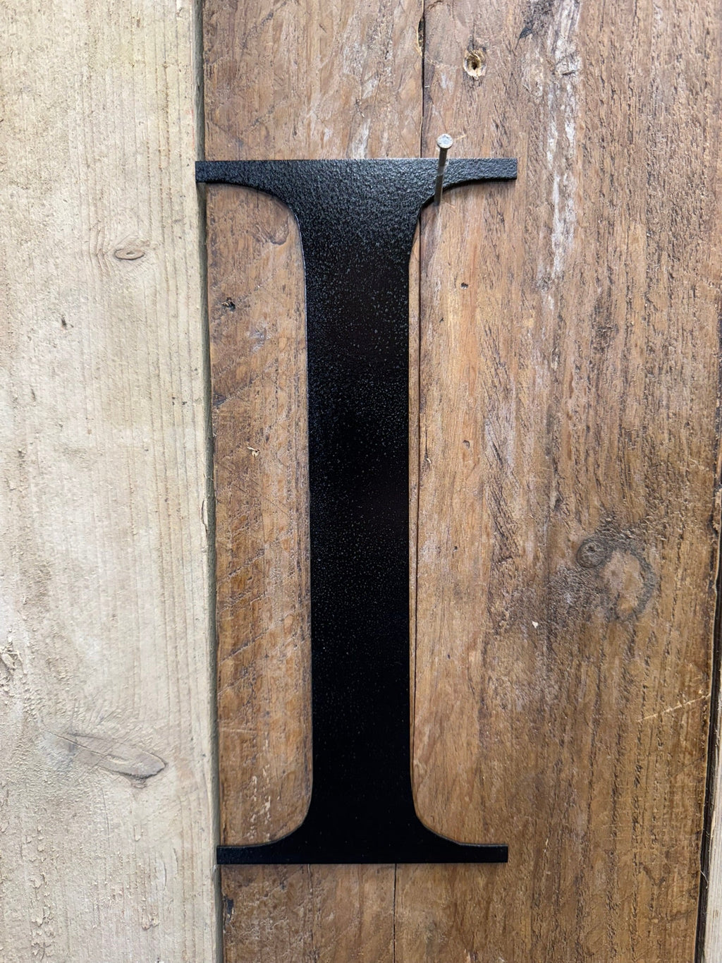 Rustic 5" or 12" Black Metal Classic Letters For  The Home And Garden