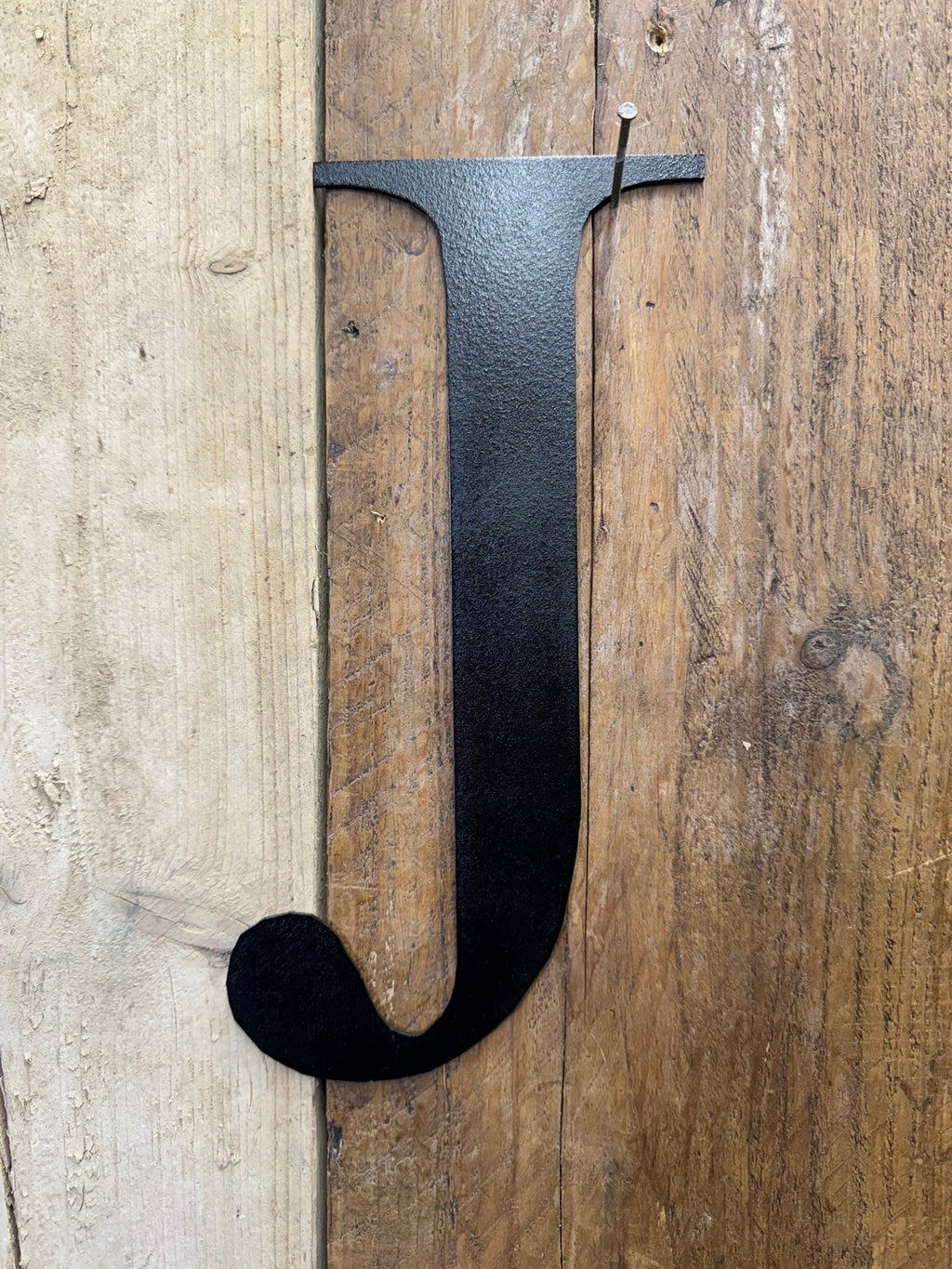 Rustic 5" or 12" Black Metal Classic Letters For  The Home And Garden