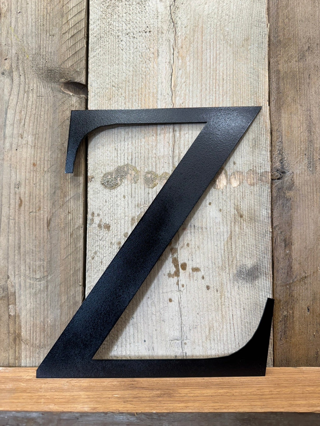 Rustic 5" or 12" Black Metal Classic Letters For  The Home And Garden