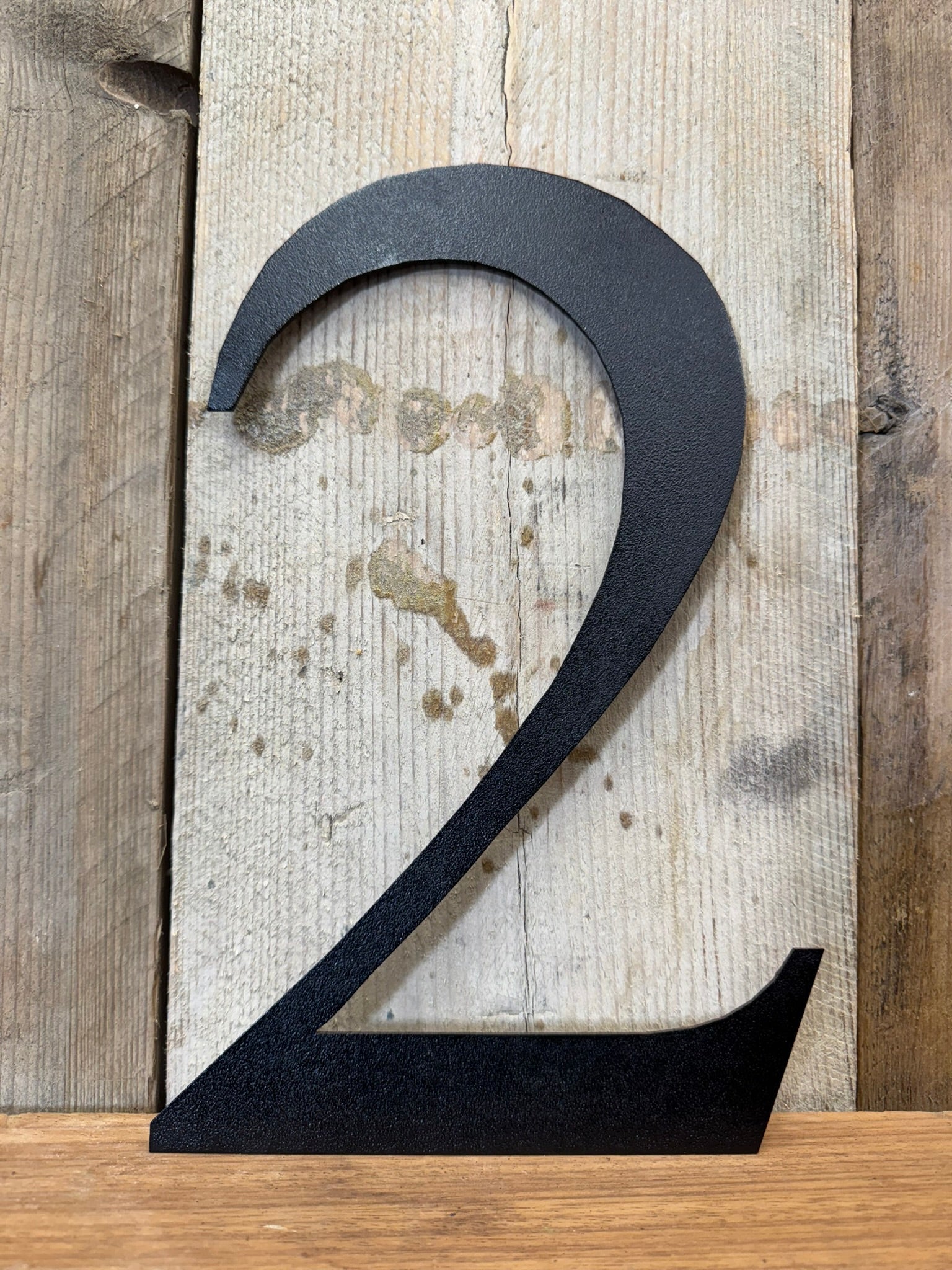 Rustic 5" or 12" Black Metal Classic Letters For  The Home And Garden