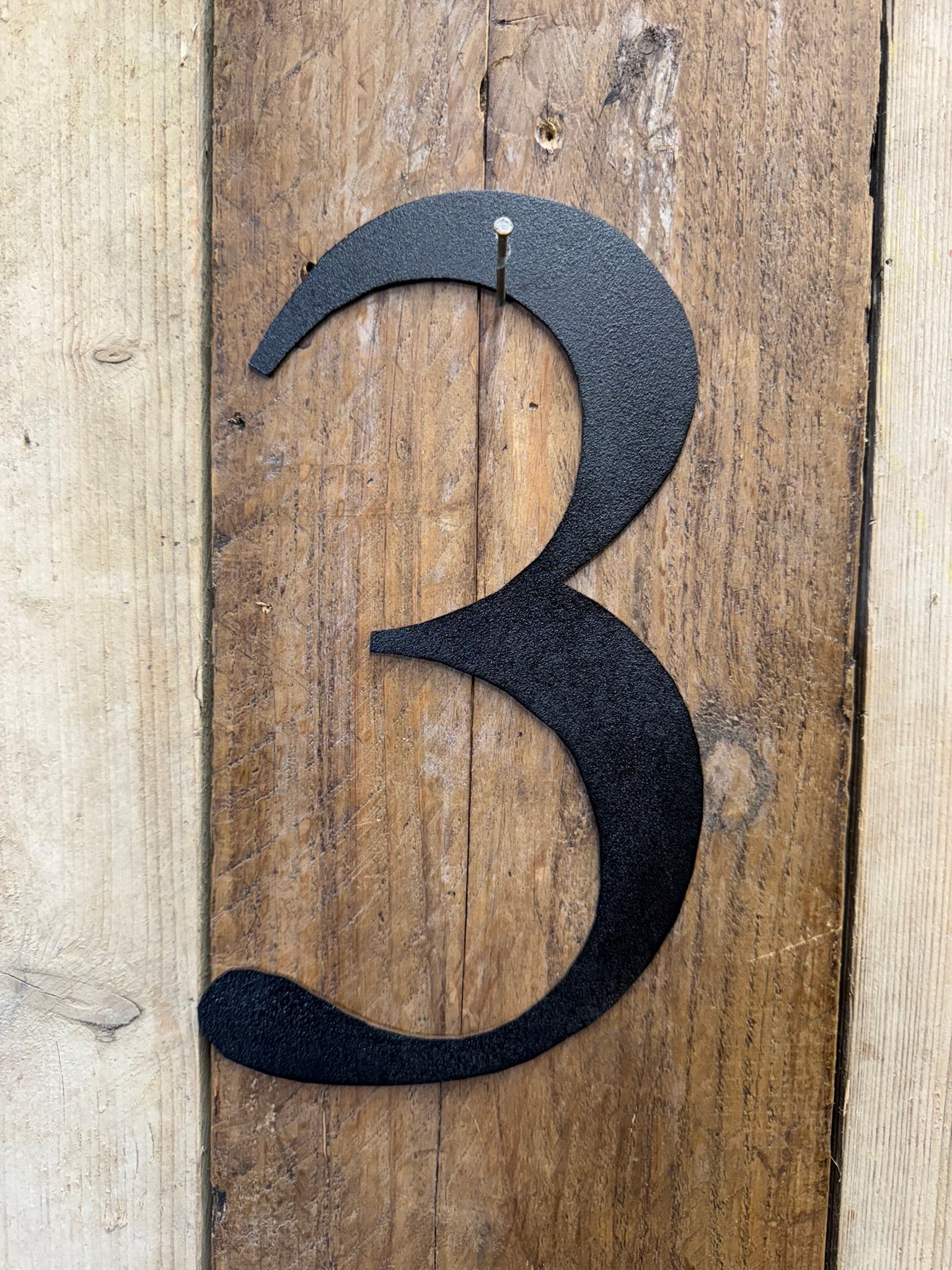 Rustic 5" or 12" Black Metal Classic Letters For  The Home And Garden