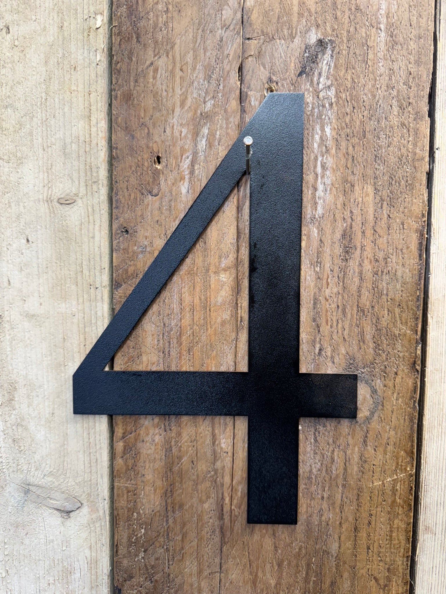 Rustic 5" or 12" Black Metal Classic Letters For  The Home And Garden