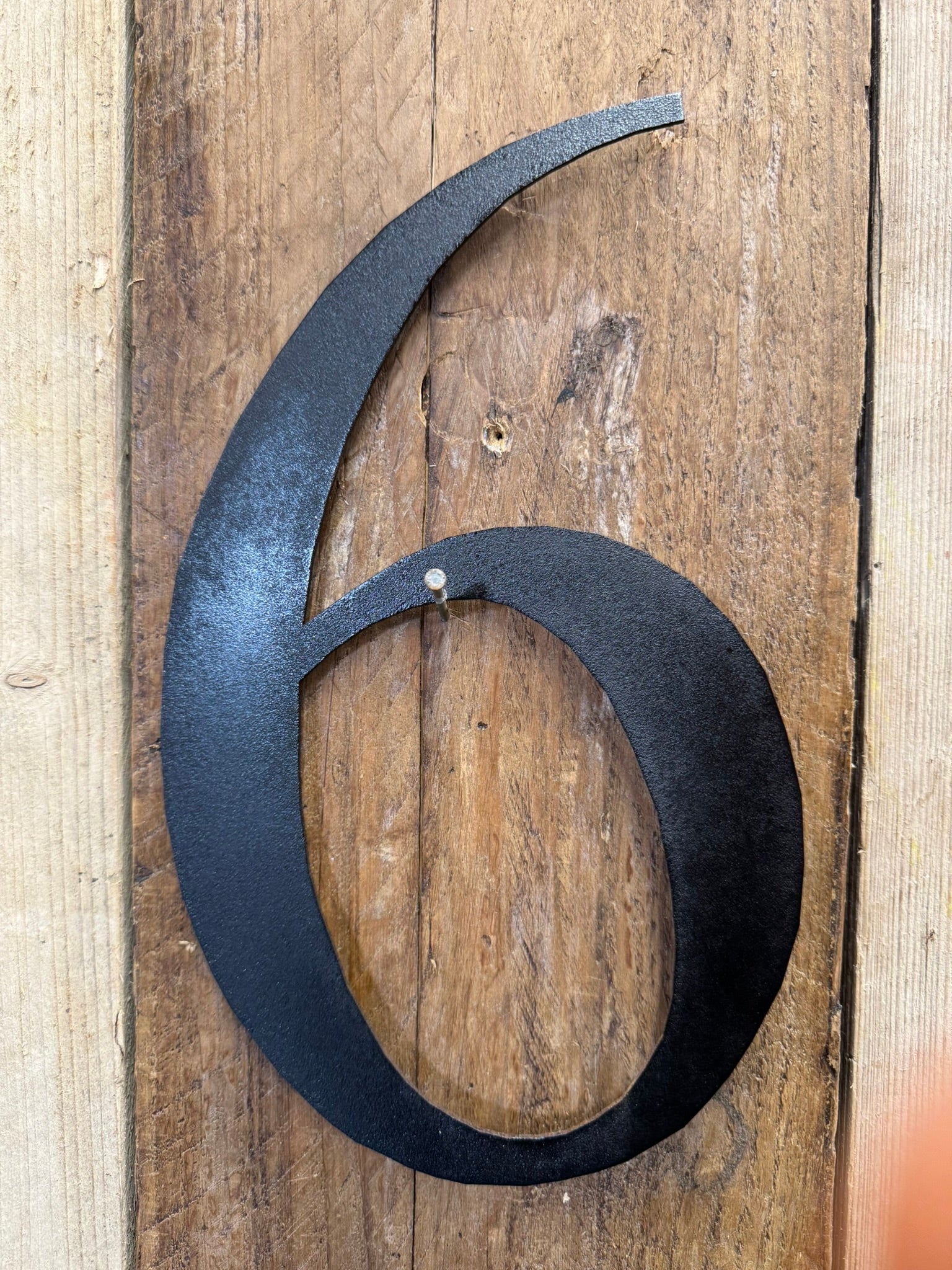 Rustic 5" or 12" Black Metal Classic Letters For  The Home And Garden