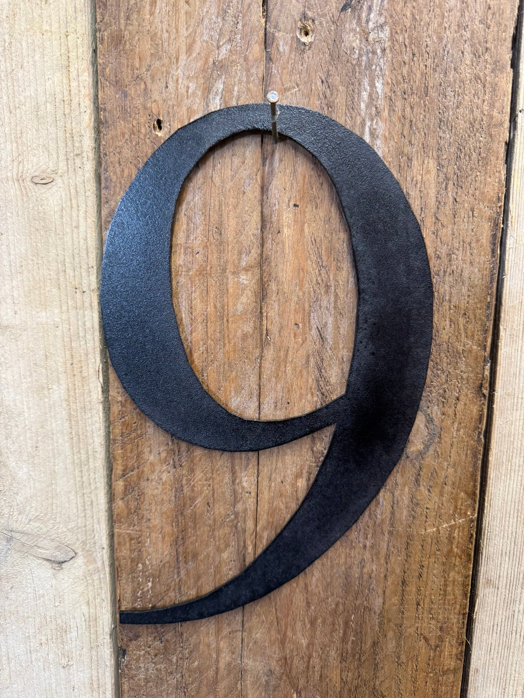 Rustic 5" or 12" Black Metal Classic Letters For  The Home And Garden