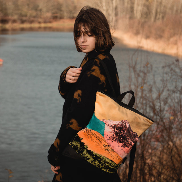 Bold Mountains Backpack – Stylish & Spacious for Everyday Use by Muni at www.brixbailey.com