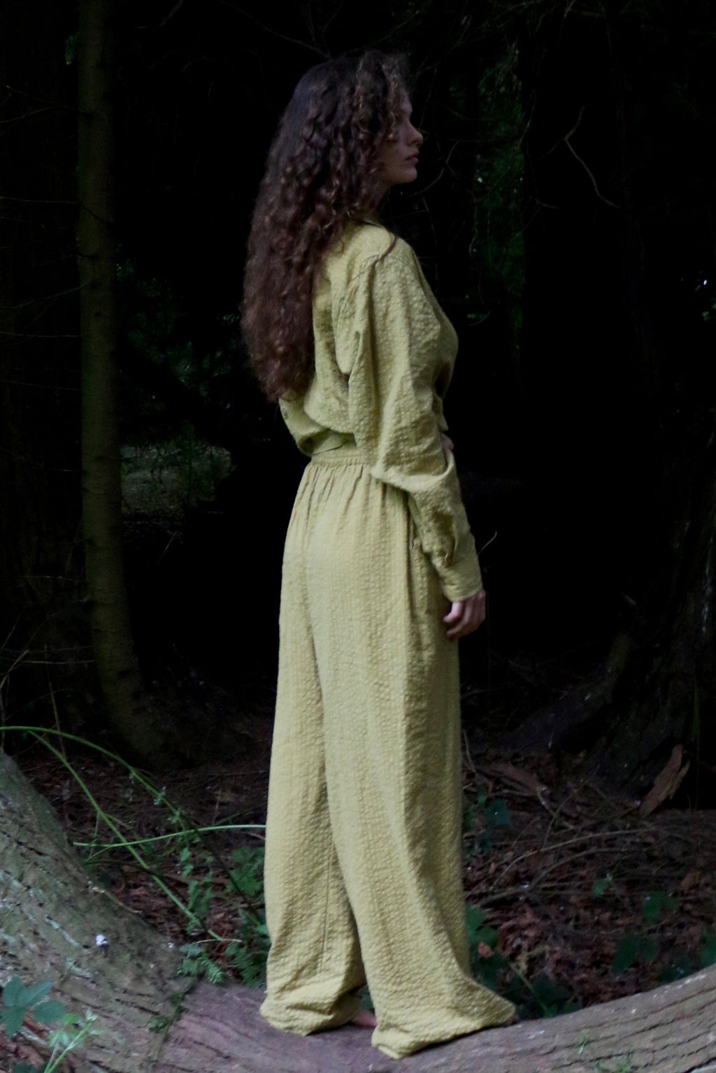 Can Calm Oversized Pyjamas in Mustard