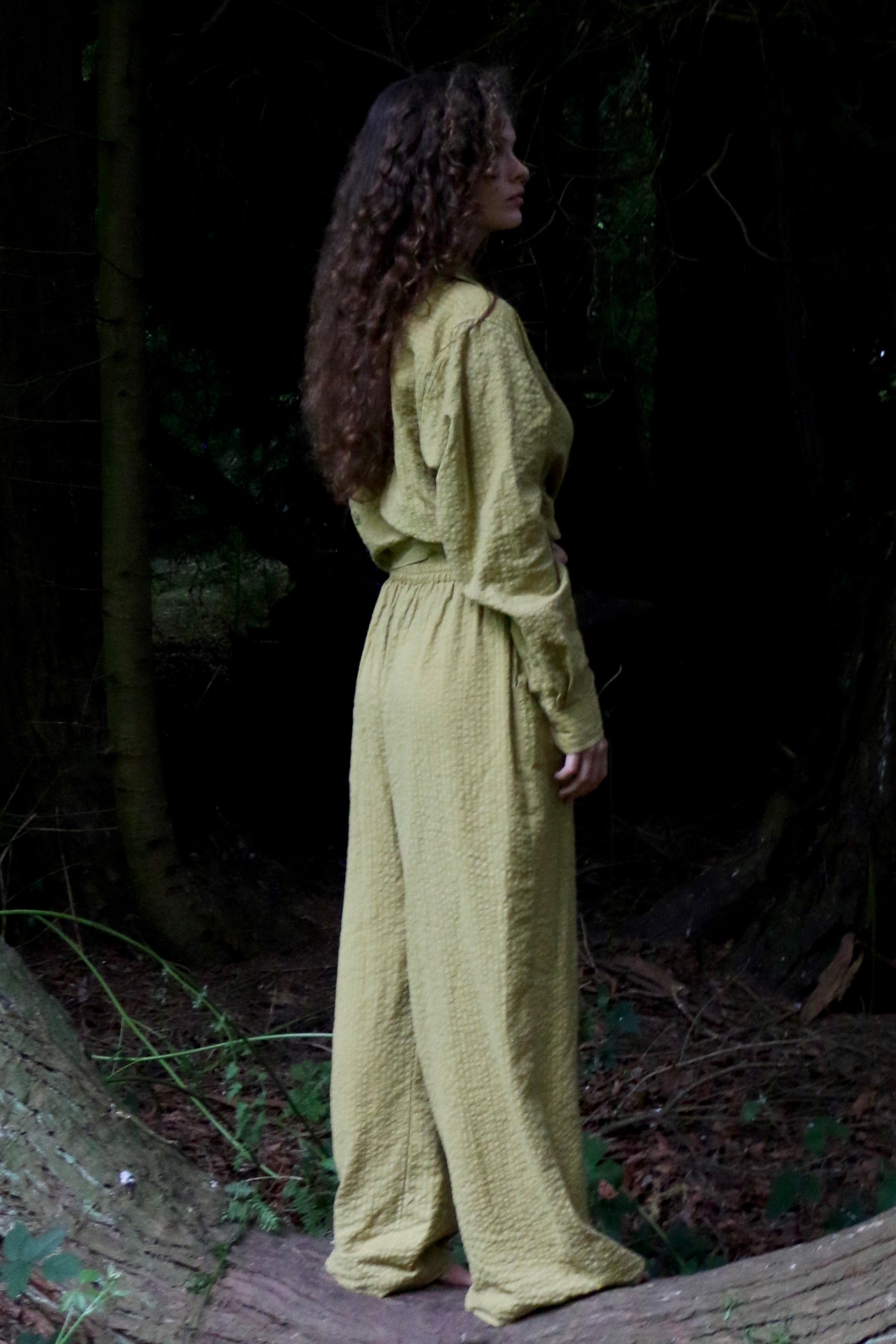 Can Calm Oversized Pyjamas in Mustard