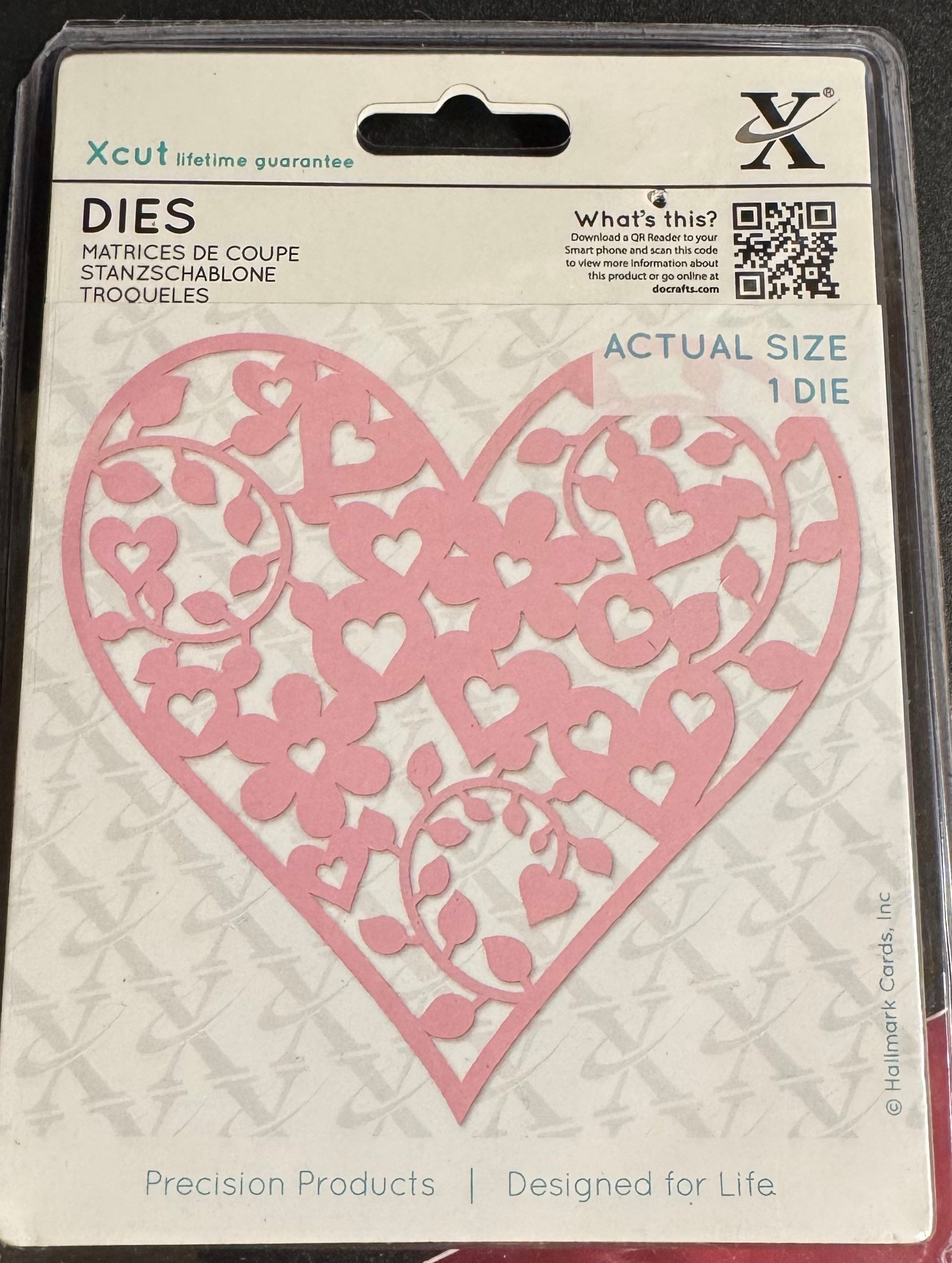 Love Heart Cutting Die for Papercrafts