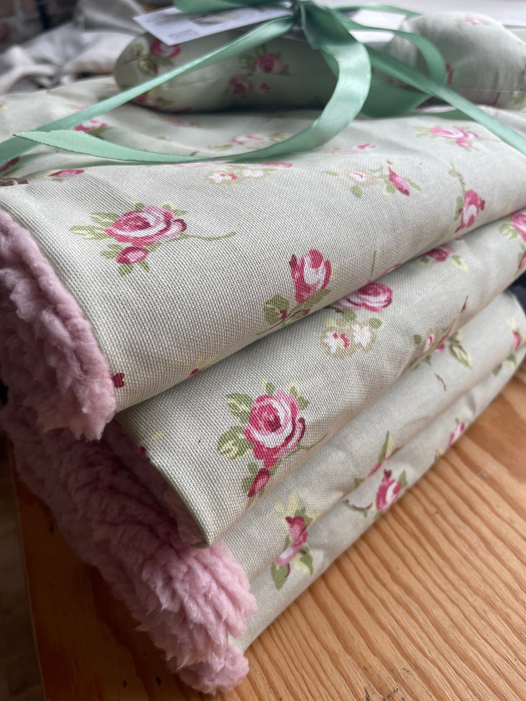 Luxury Handcrafted Dog Blanket in Floral