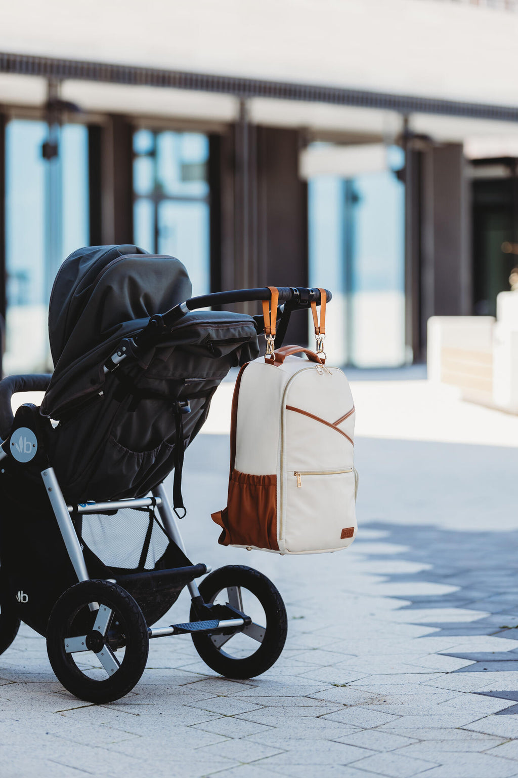 Cappuccino Diaper Bag – Stylish, Spacious & Eco-Friendly by Ally Scandic at www.brixbailey.com