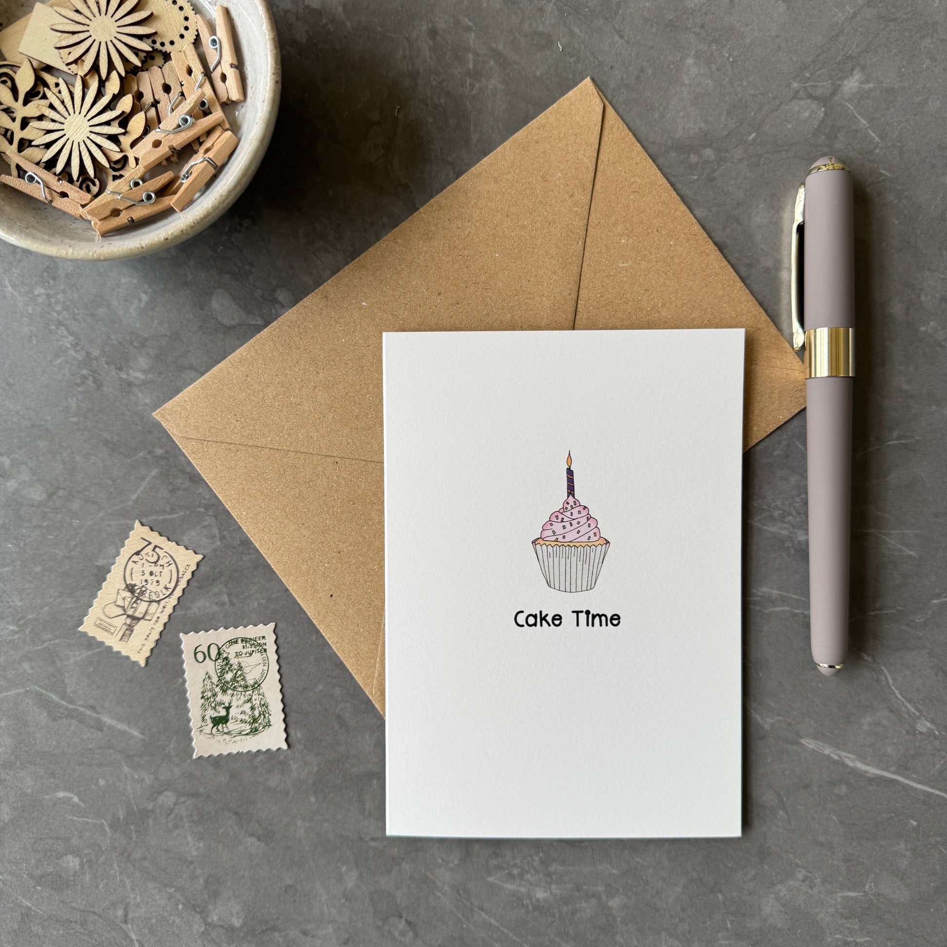 Cake time Greeting Card