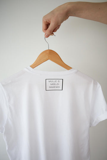 Organic Cotton Oversized Tee – Mickey BLA-BLA-BLA!, Anti-Social Message by Black Giraffe Brand at www.brixbailey.com