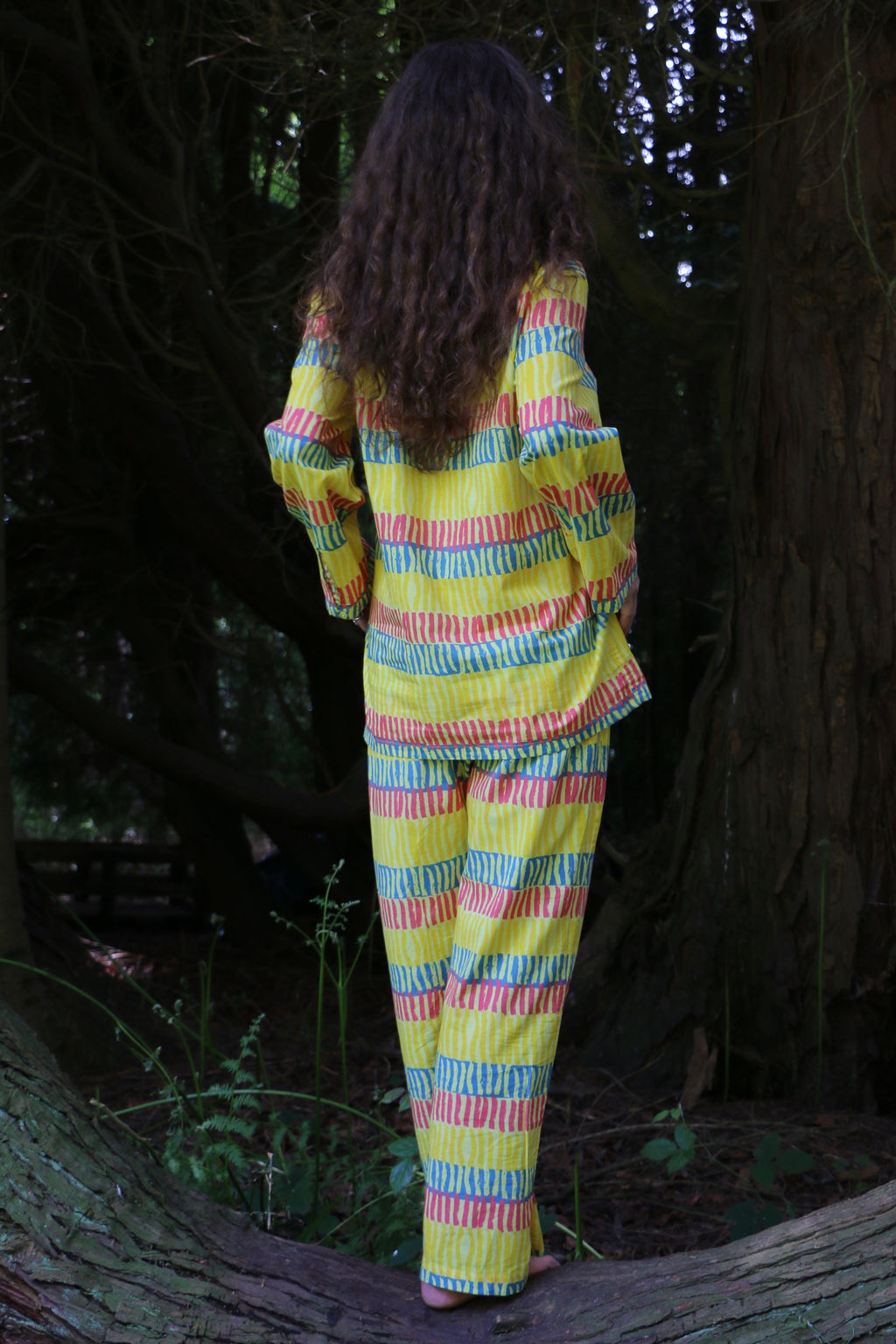 Yellow Can Noodle Pyjama Set