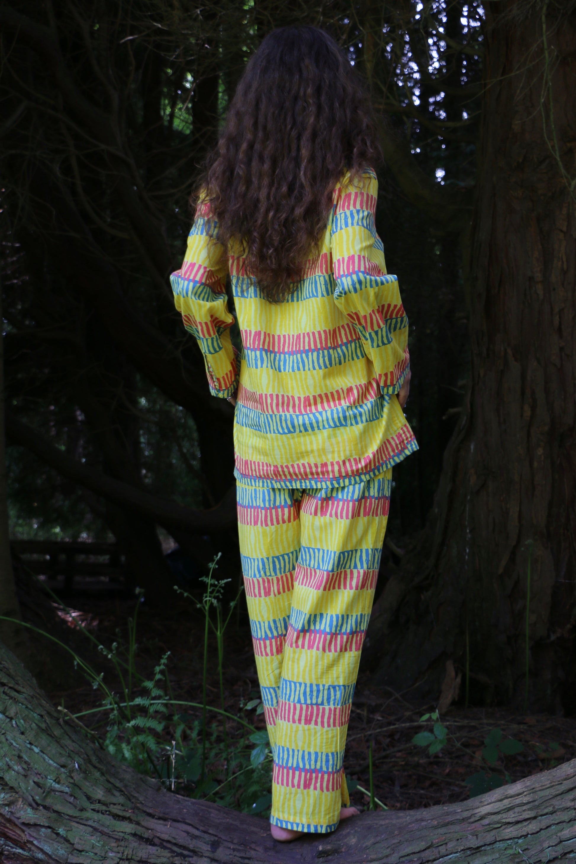 Yellow Can Noodle Pyjama Set