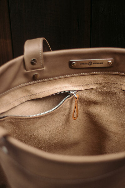 TOTE'ally Classic Bag – Elegant & Sustainable Leather Tote by Stella Soomlais at brixbailey.com