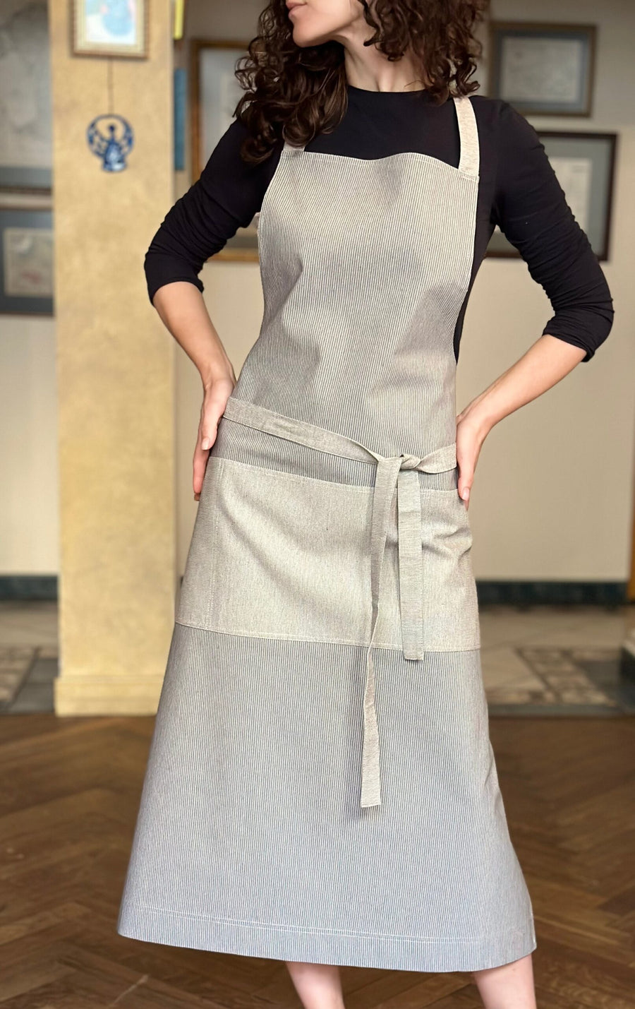 Scandinavian Style Unisex Apron – Sustainable & Handmade by Hortensias Home at www.brixbailey.com