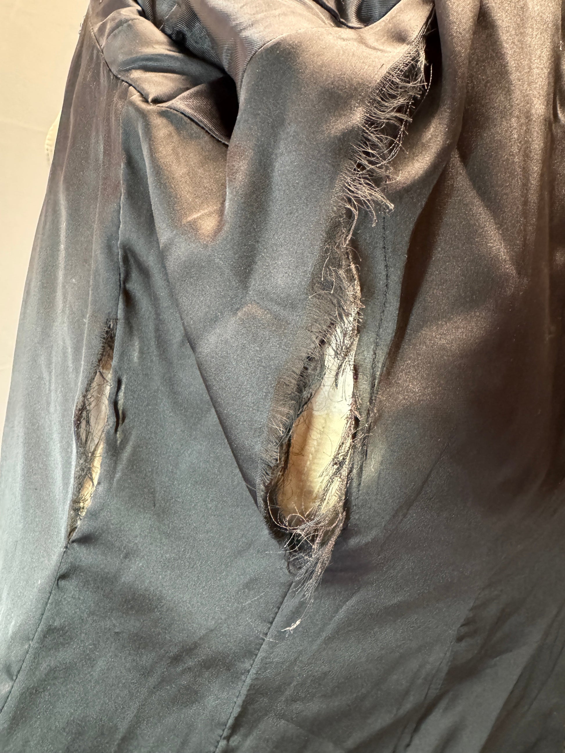 Beige Double Breasted Trench Coat Size M