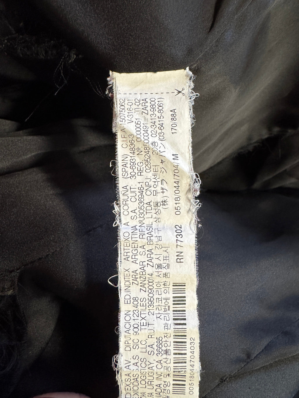 Beige Double Breasted Trench Coat Size M