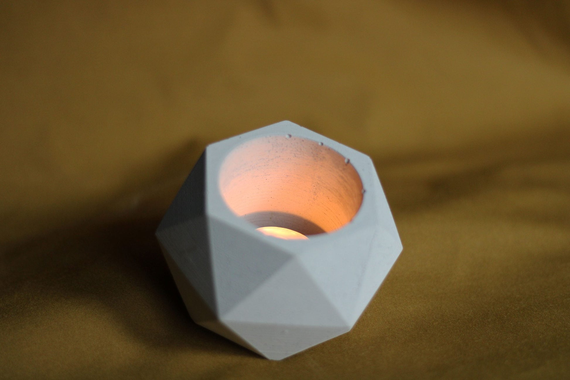 Concrete Hexagonal Pot Handmade